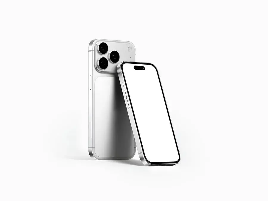 iPhone 17 Pro 智能手机样机模板源文件下载