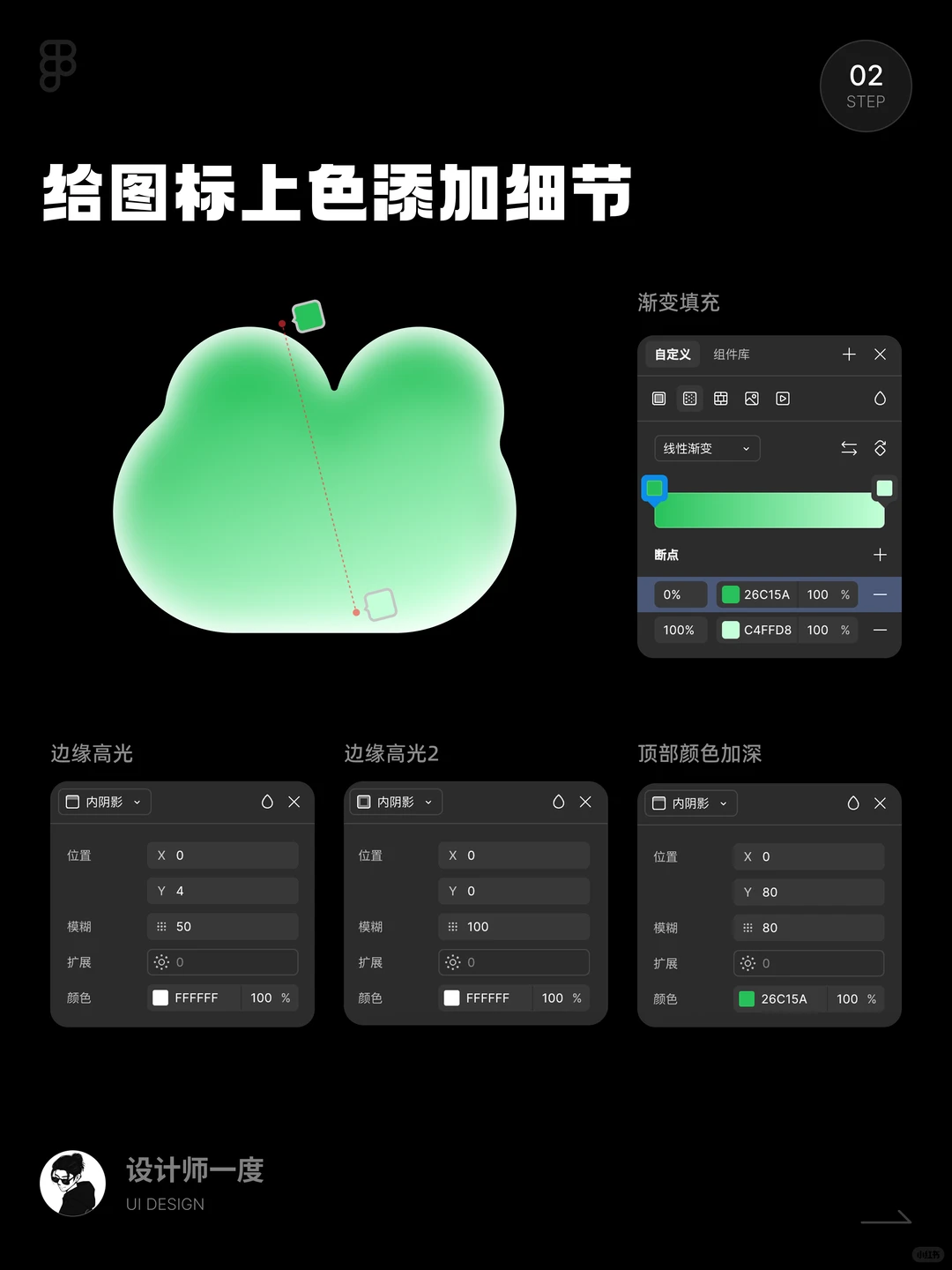 UI设计 | figma4步制作通透感图标-附教程