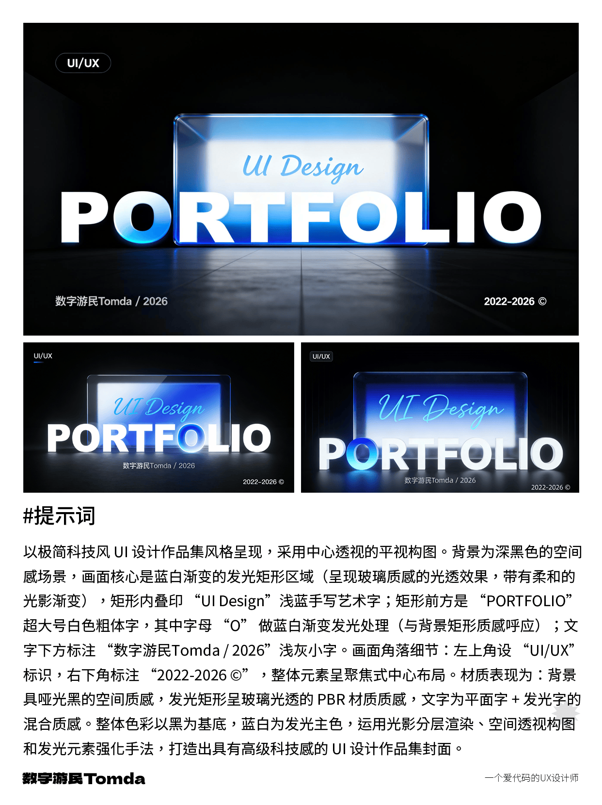设计作品集封面不用愁，AI帮你高效搞定！