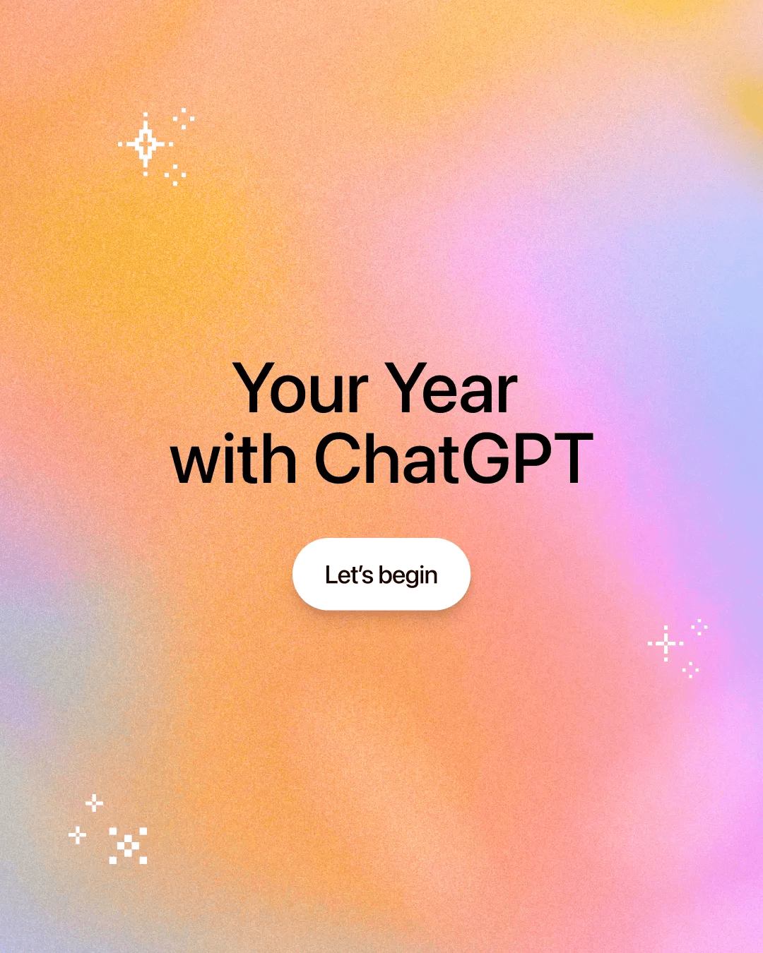 ChatGPT 推出年终回顾功能｜AI 也能生成你的年度“使用档案”
