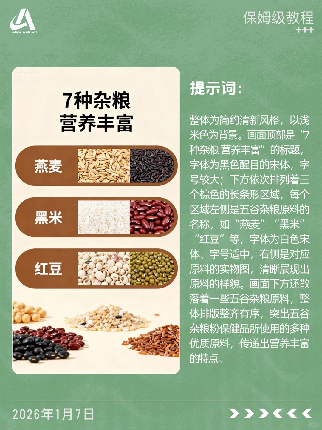 ?原料展示模块，拿去抄
