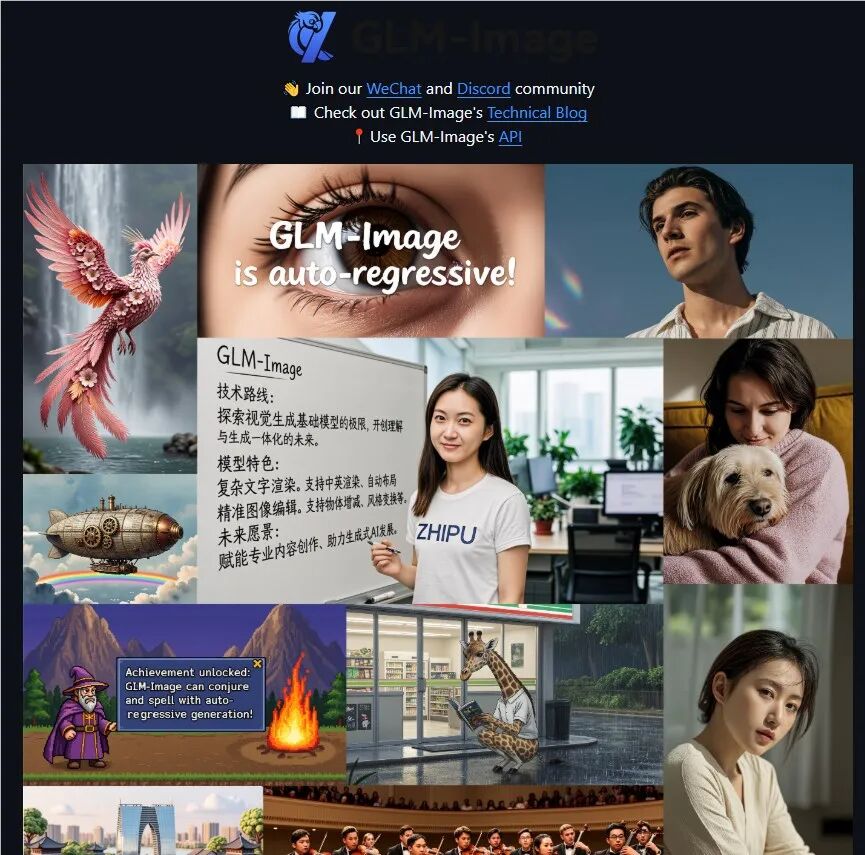 智谱AI携手华为开源GLM-Image：国产算力驱动多模态SOTA模型全链路落地