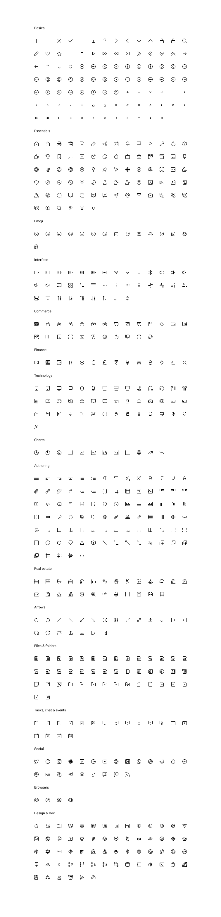 项目管理后台ui图标figma免费素材下载