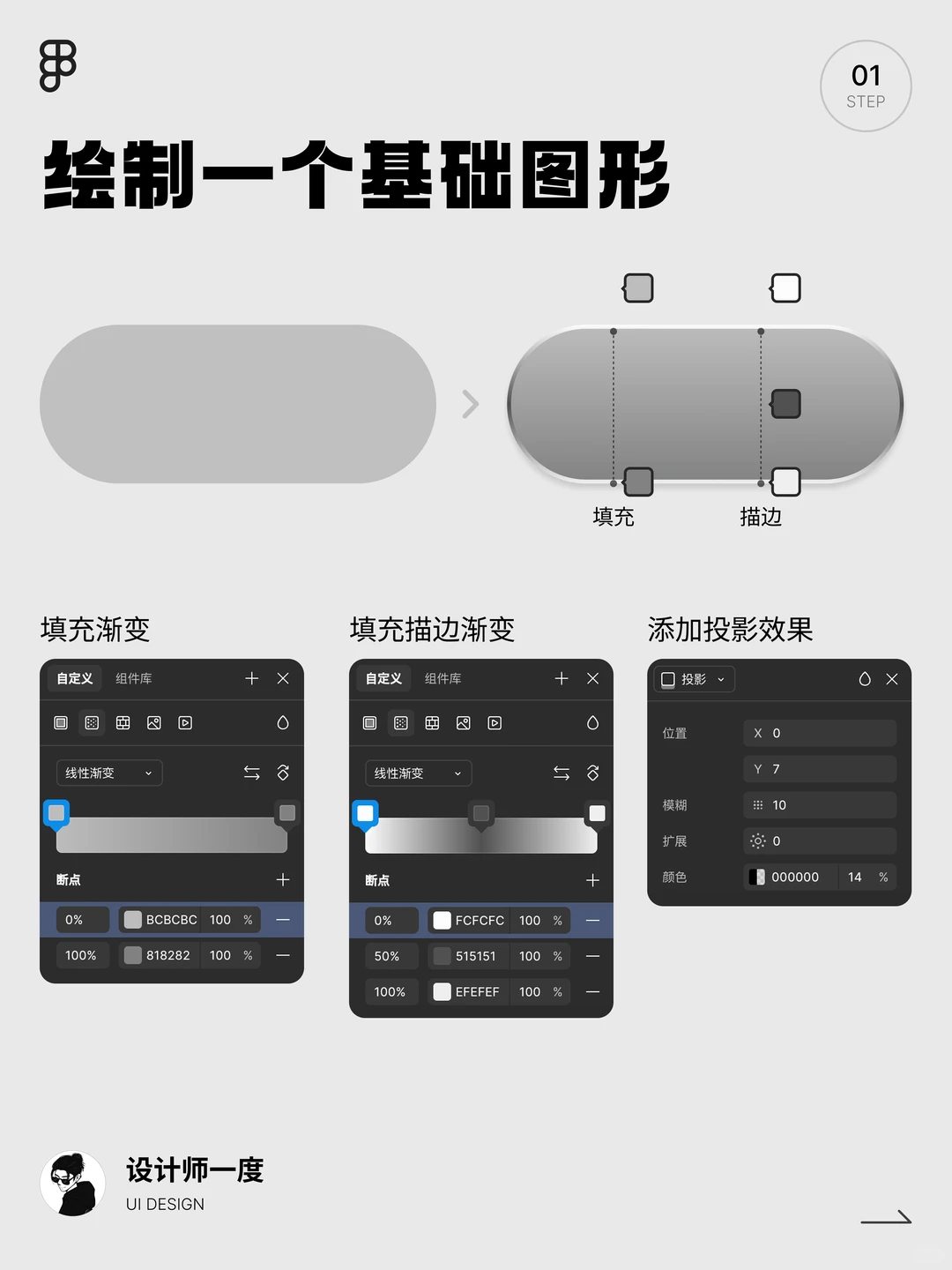 UI设计 | Figma仅需3步制作轻质感按钮教程