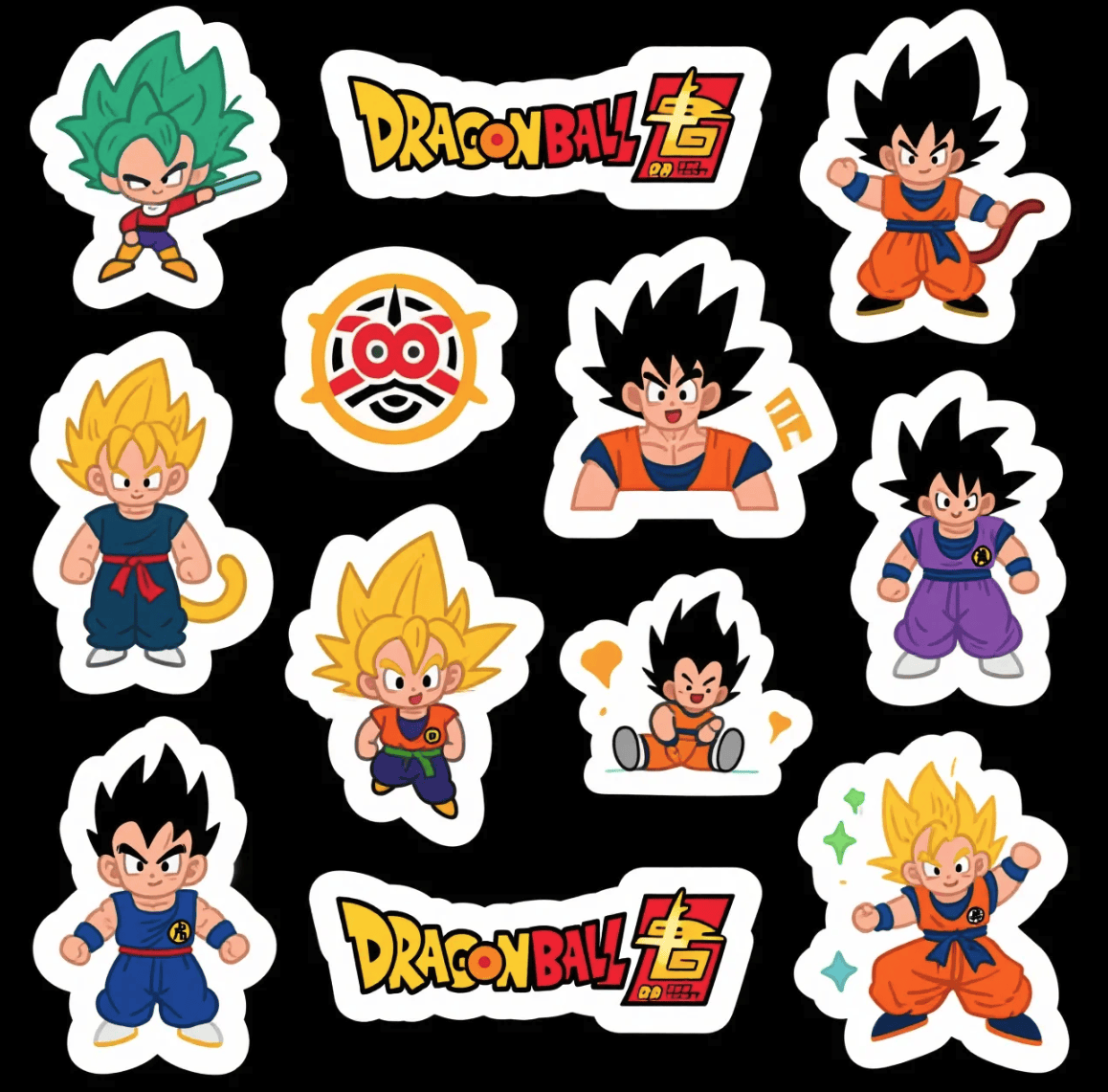 stickers风格AI提示词
