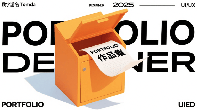 AI作品集封面提示词