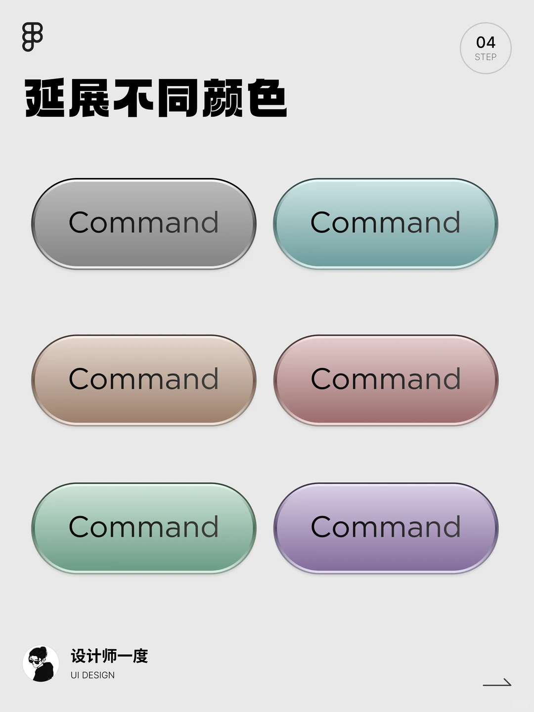UI设计 | Figma仅需3步制作轻质感按钮教程