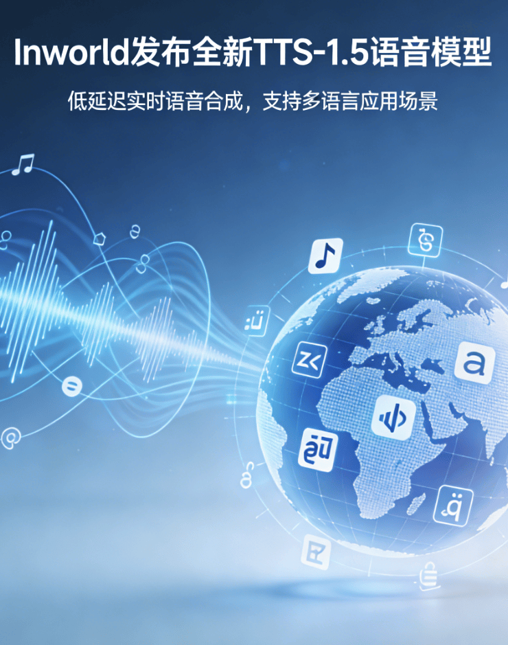 Inworld 发布全新 TTS-1.5 语音模型:低延迟实时语音合成,支持多语言应用场景