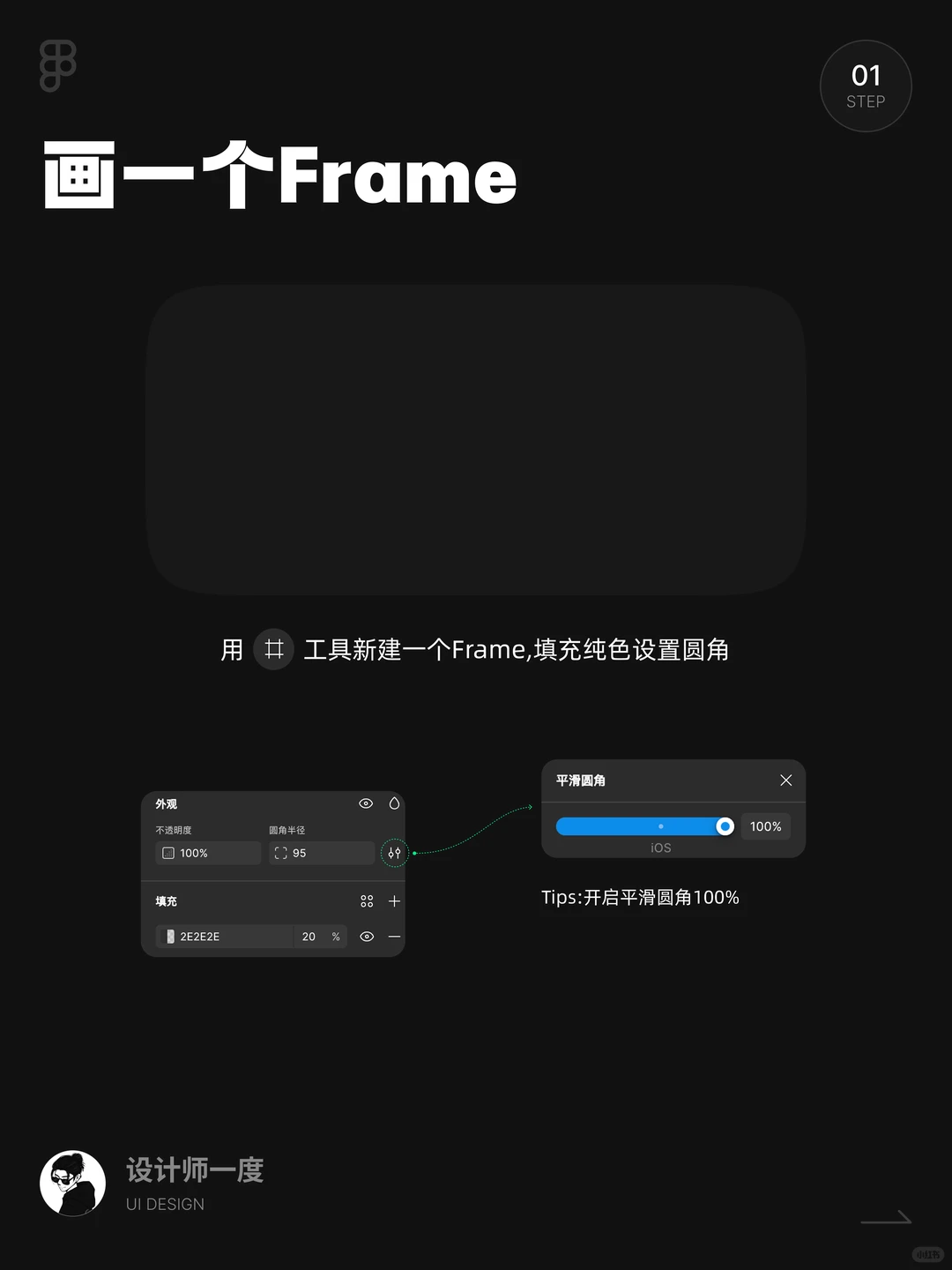 UI设计 | Figma3步制作液态玻璃卡片教程