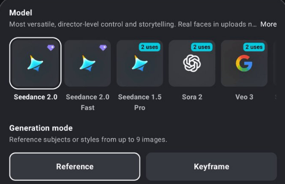 Seedance 2.0 全球上线：登顶 Artificial Analysis 视频榜，多模态视频生成进入新阶段