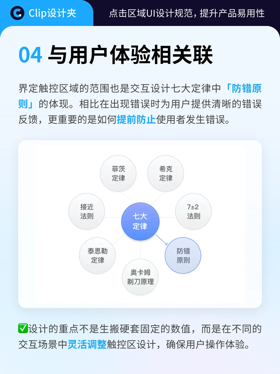 点击区域UI设计规范