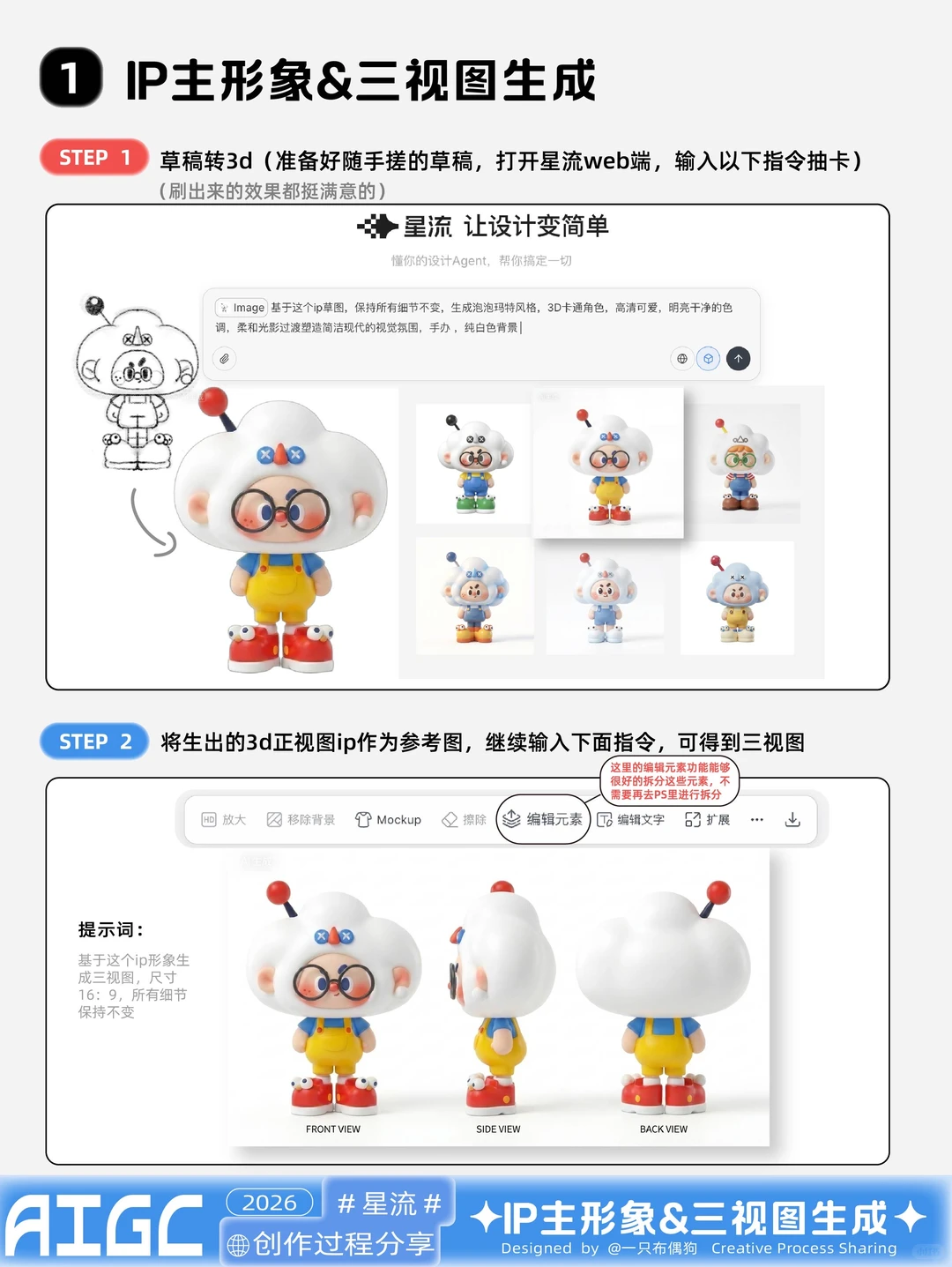 草图到IP全案设计，AI 10分钟搞定｜附教程