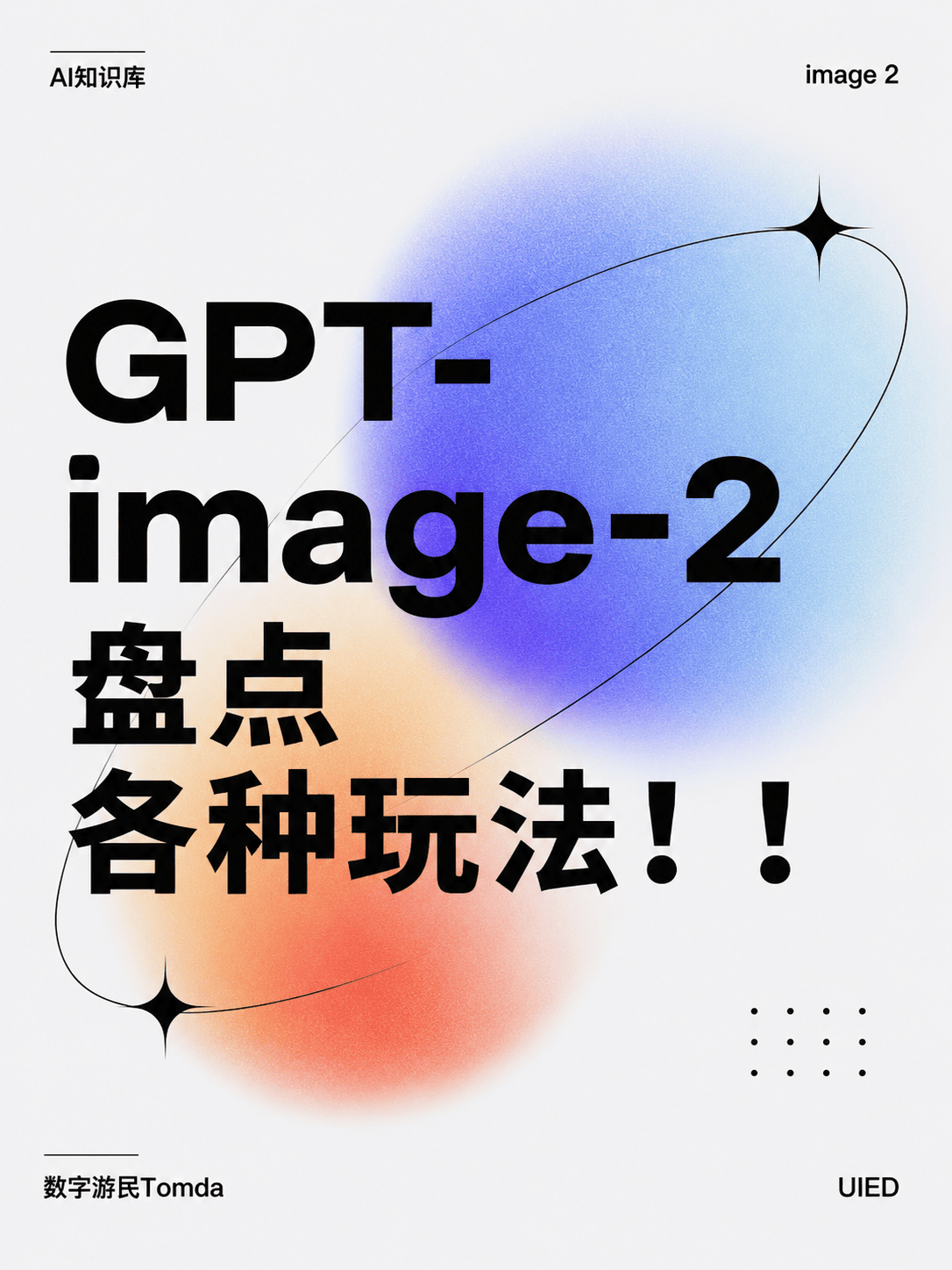 GPT-image-2盘点各种玩法！