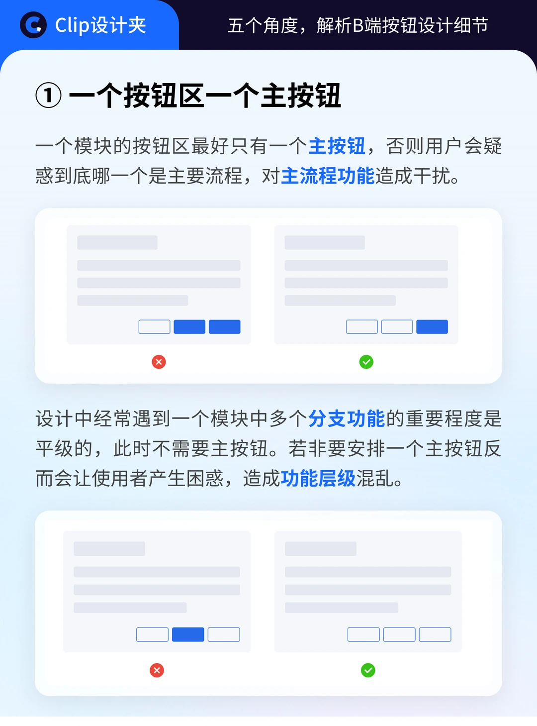 5个角度解析B端按钮设计