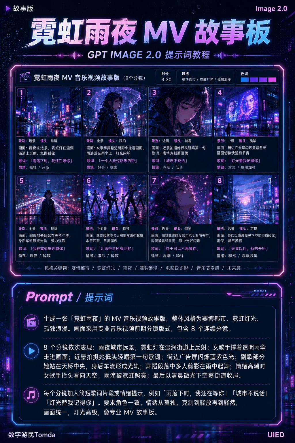 GPT-image-2的9种电影级别故事版！