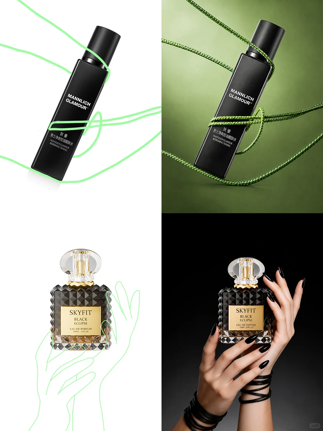 电商海报设计＆线稿精准控制产品及模特